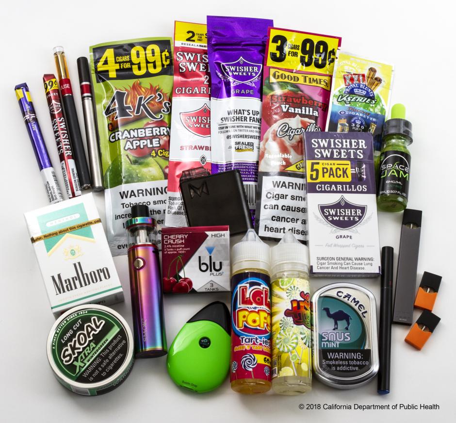 Examples of flavored tobacco products 