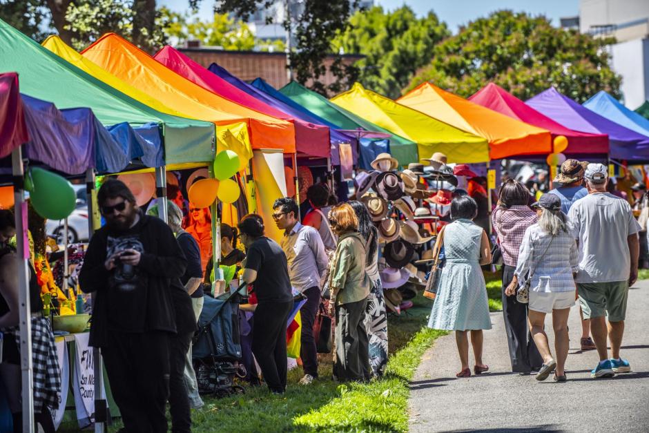 PRIDE celebration resouce tables
