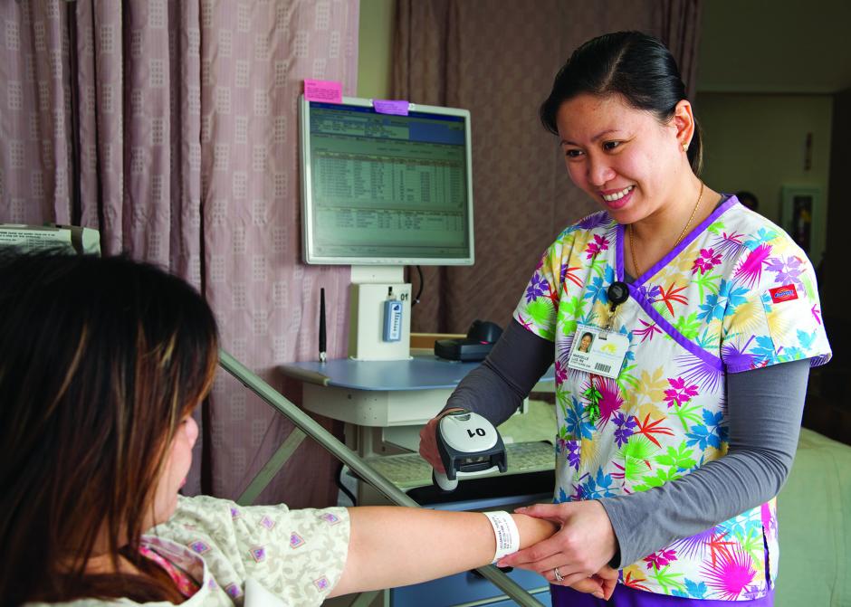 San Mateo Medical Center uses barcode technology to improve medication safety.